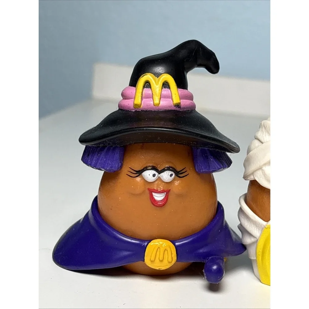 1992 McDonald's Halloween McNugget Buddies - Set of 4 Vintage Nugget Toys